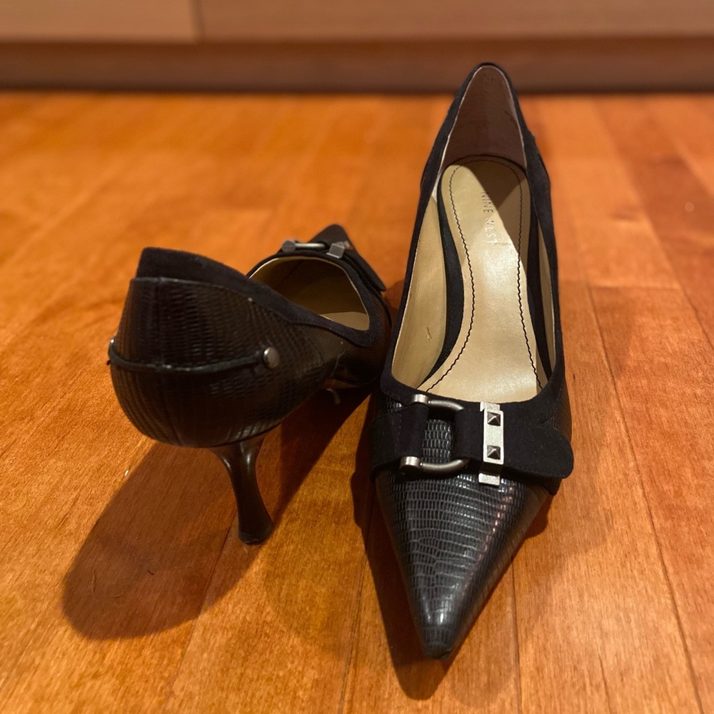 Nine West Black Stiletto - Size 10 - moderately used